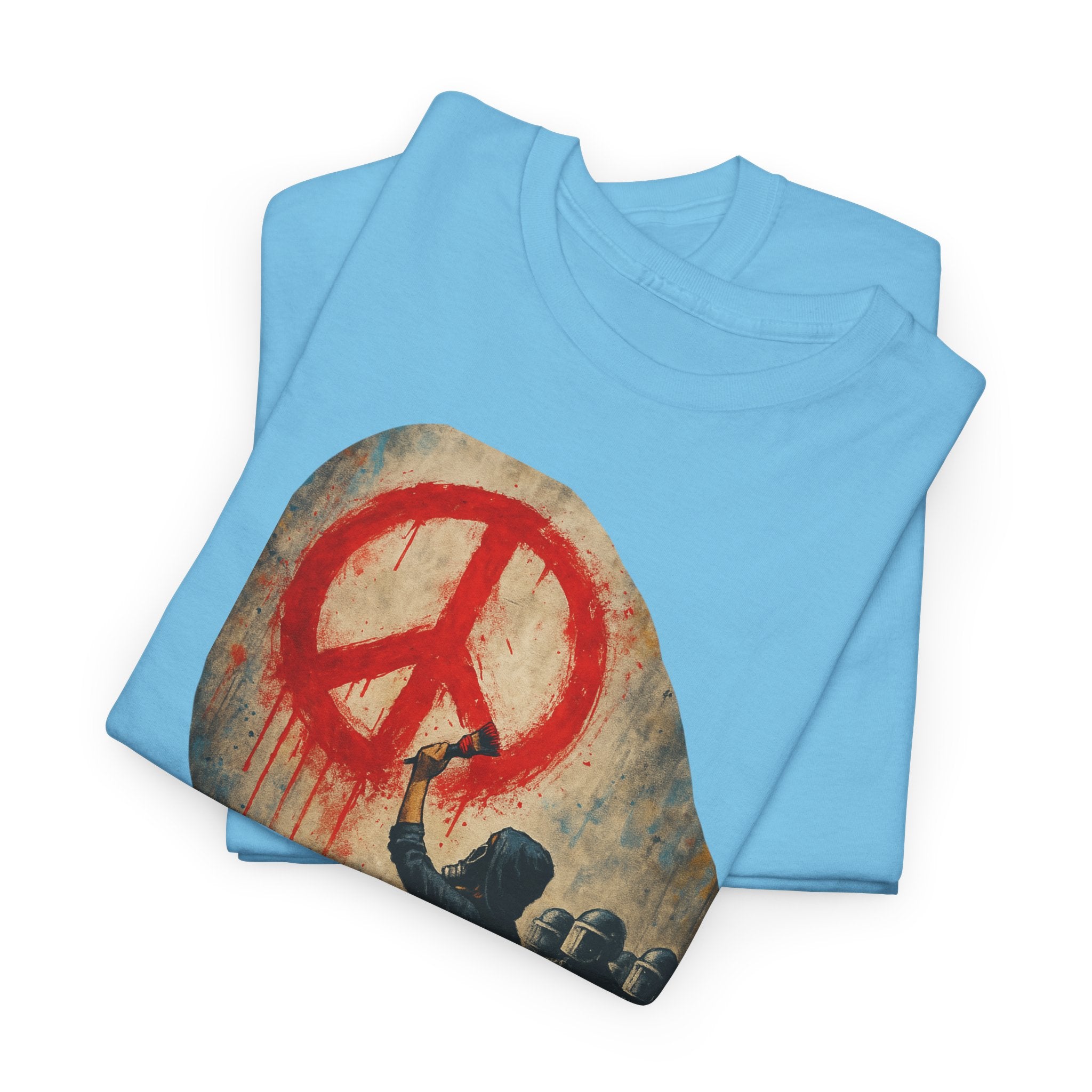 Unisex Heavy Cotton Tee/ Painting a Protest