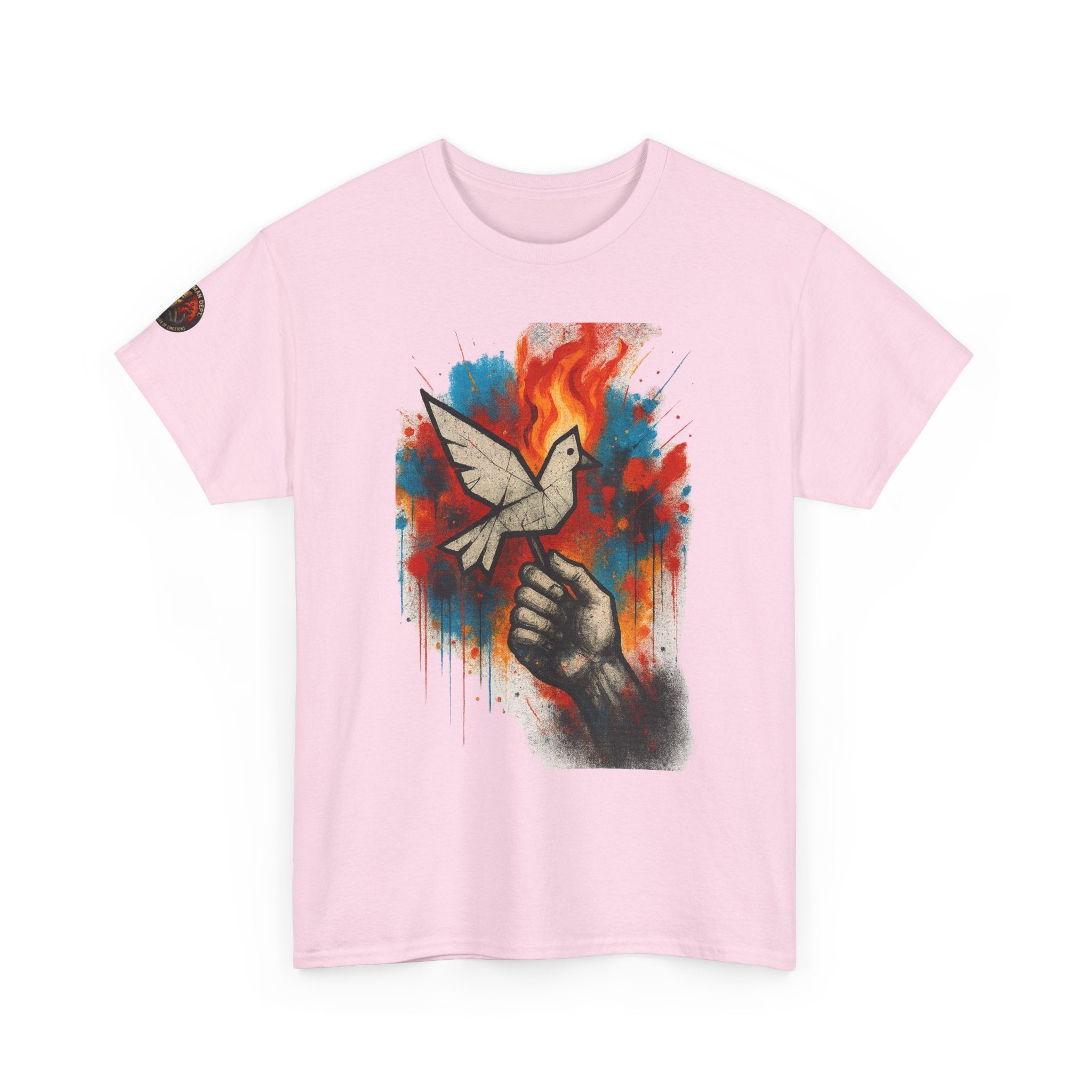 Unisex Heavy Cotton Tee- Raise Your Hand-Burn