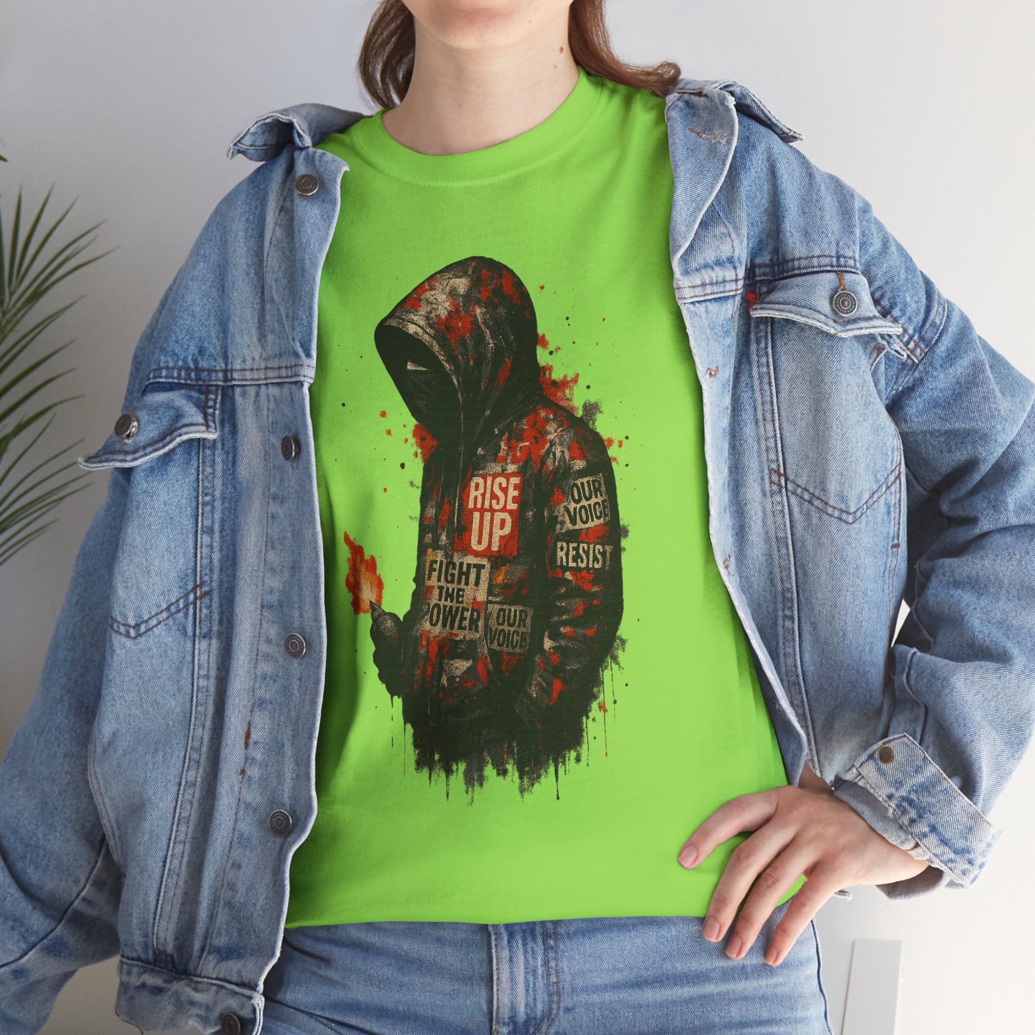 Unisex Graphic Tee, Rise Up Motivational Shirt, Casual Wear, Gift for Inspiration, Streetwear Fashion, Everyday Comfort