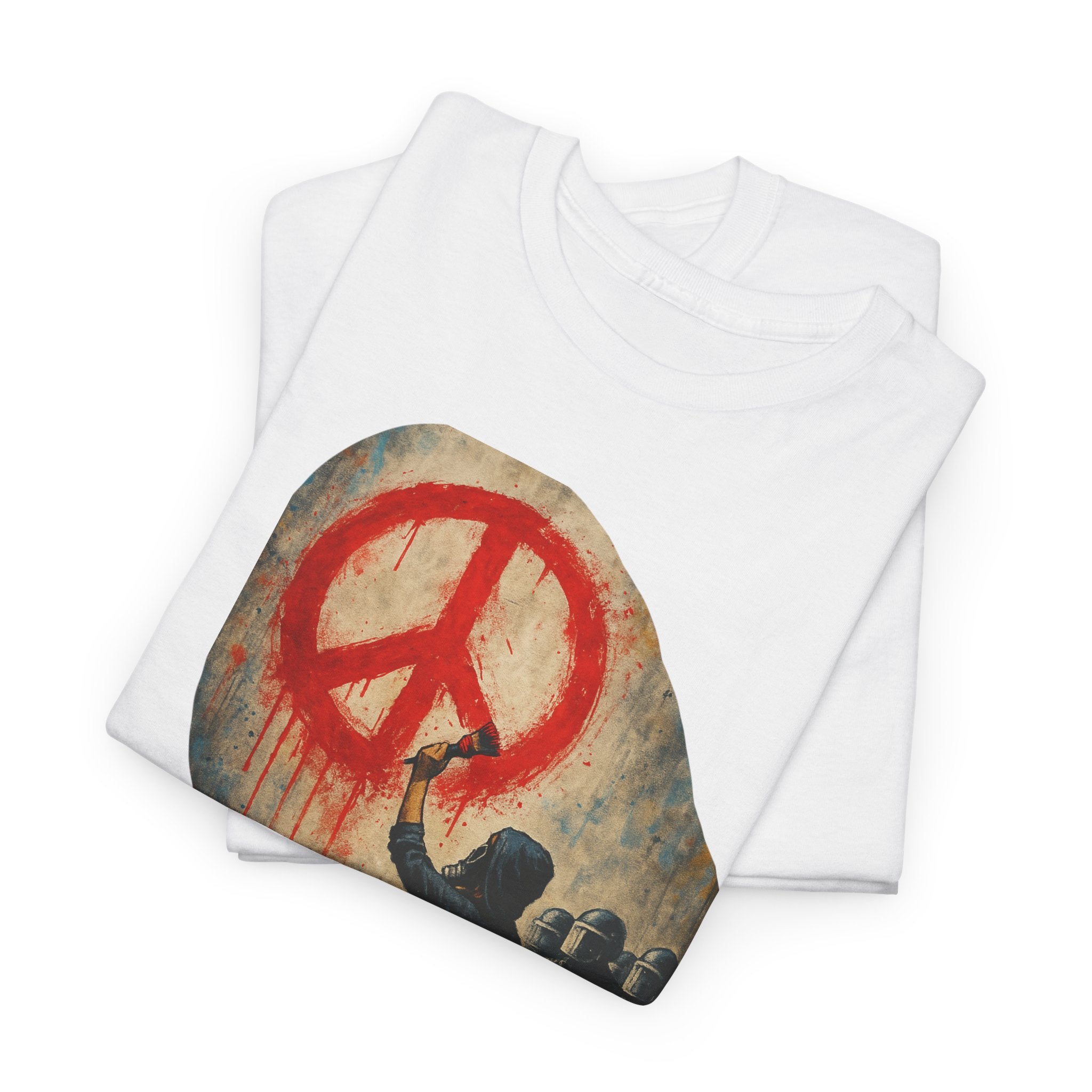 Unisex Heavy Cotton Tee/ Painting a Protest