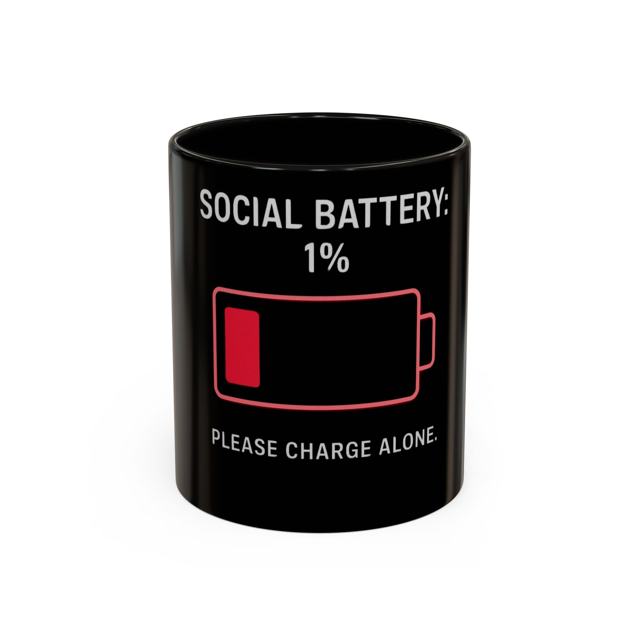 Social Battery Mug (11oz, 15oz)