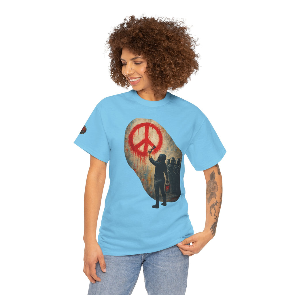 Unisex Heavy Cotton Tee/ Painting a Protest