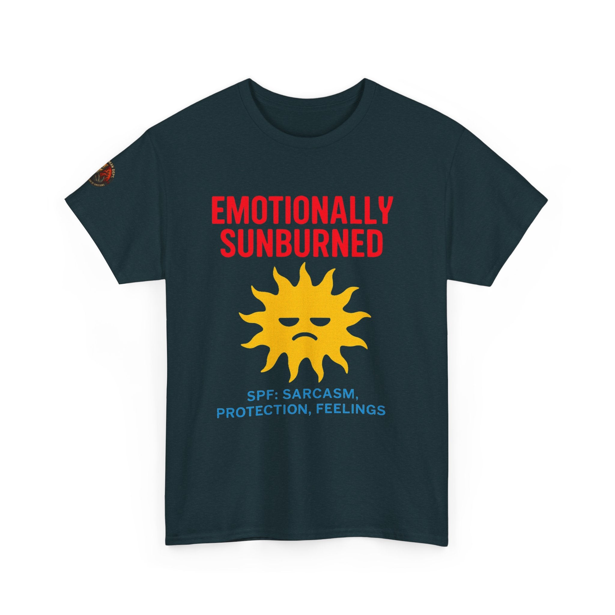 Unisex Heavy Cotton Tee/ Emotionally Sunburned