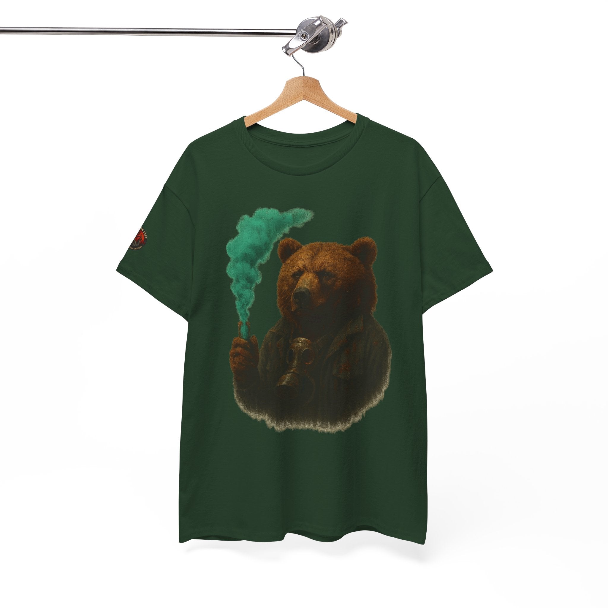 Cozy Bear Graphic Tee, Unisex Cotton T-Shirt, Cute Animal Lover Gift, Casual Wear, Nature Inspired Fashion, Eco-Friendly Apparel