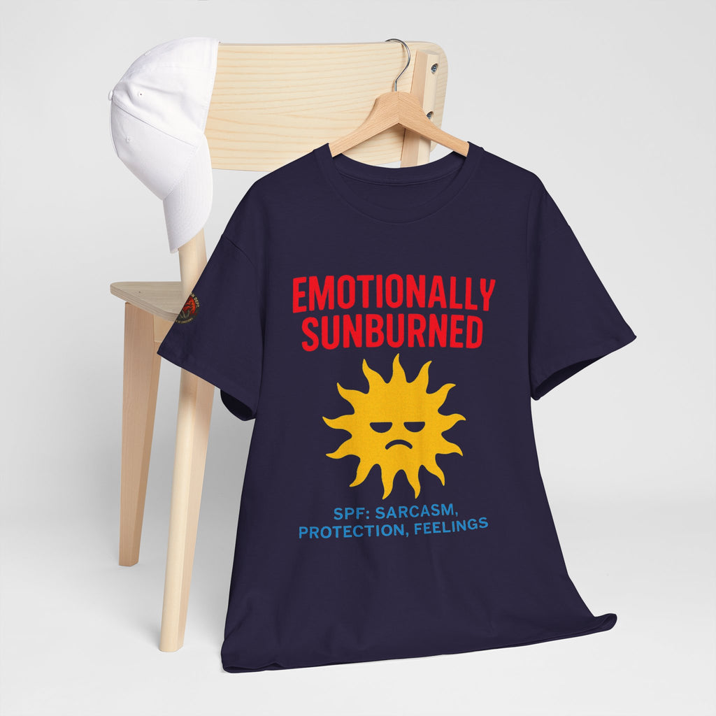 Unisex Heavy Cotton Tee/ Emotionally Sunburned