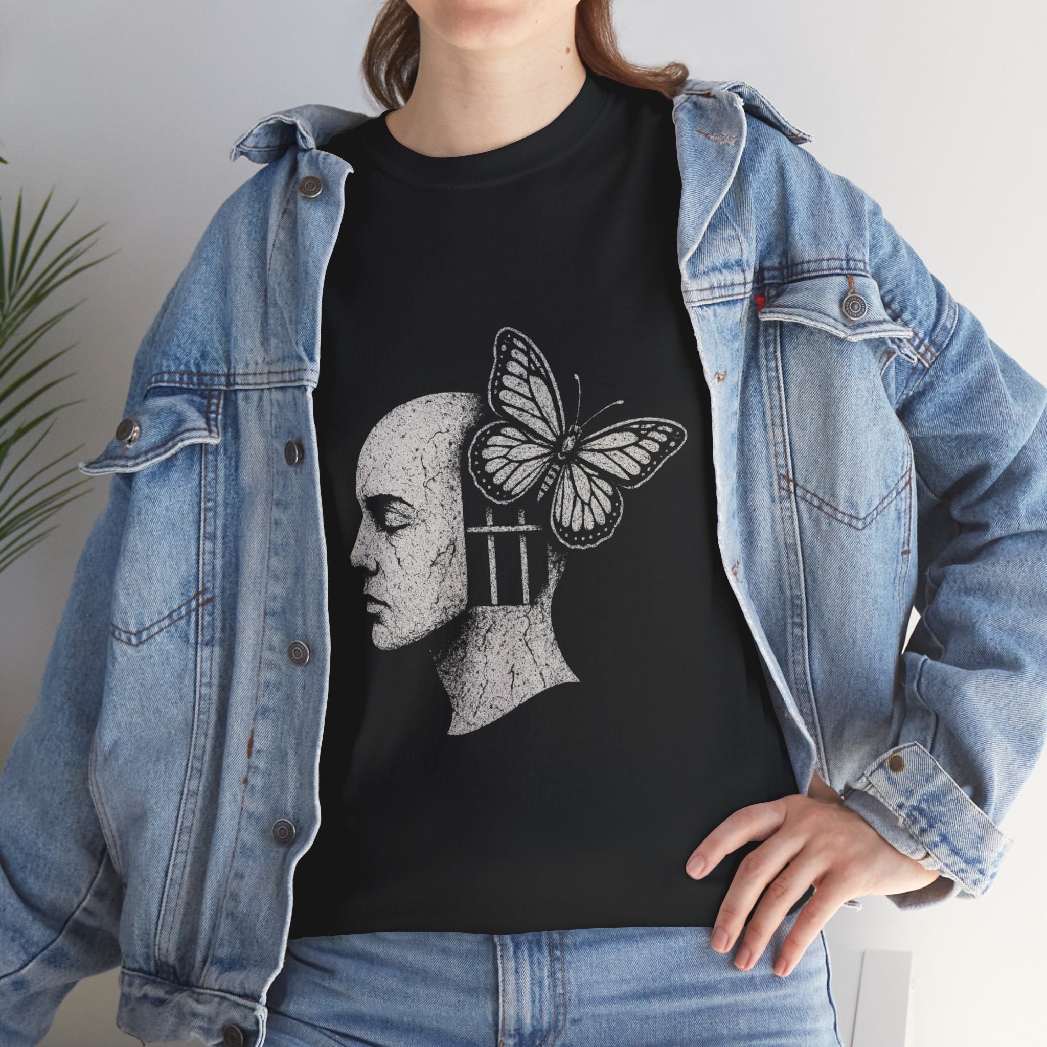 Butterfly Mind Unisex Heavy Cotton Tee
