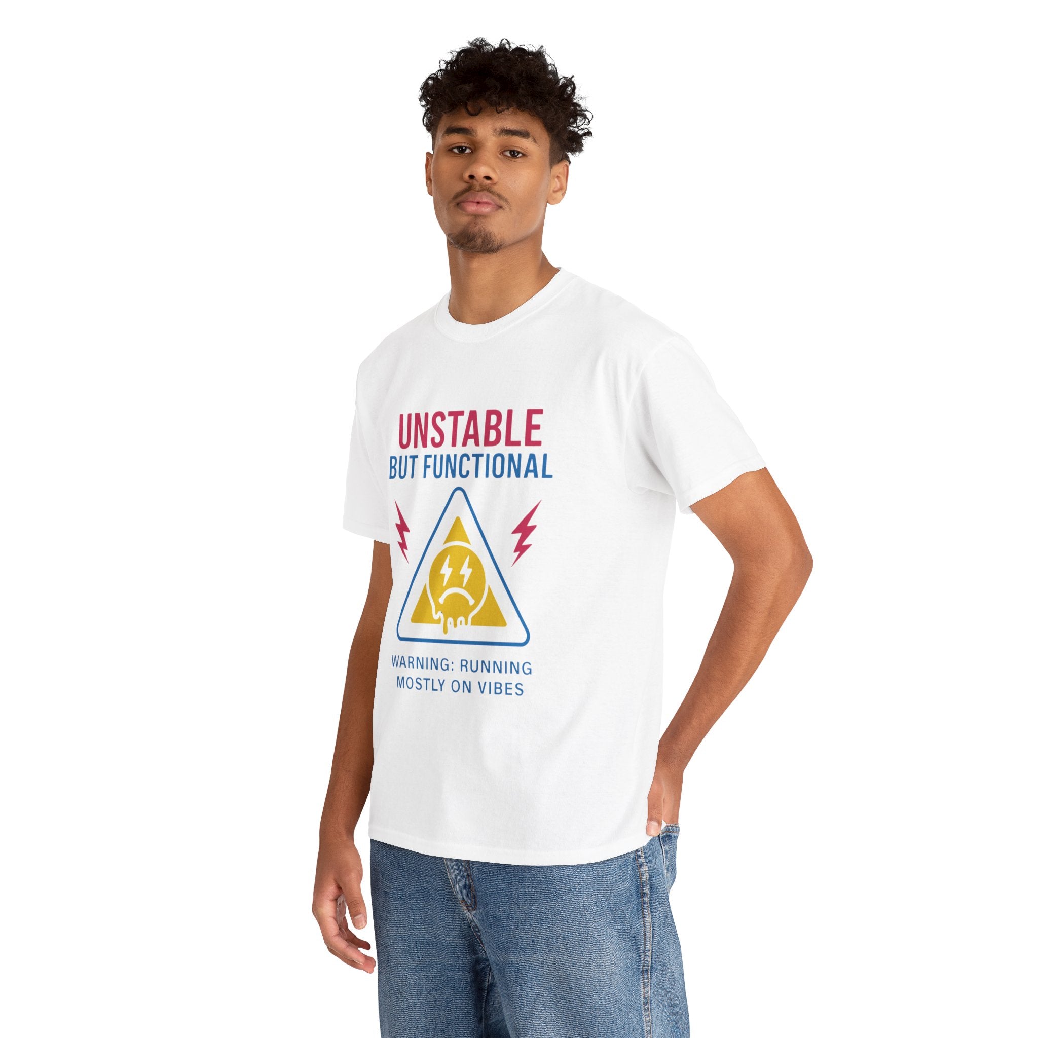 Unisex Heavy Cotton Tee/ Unstable but Functional