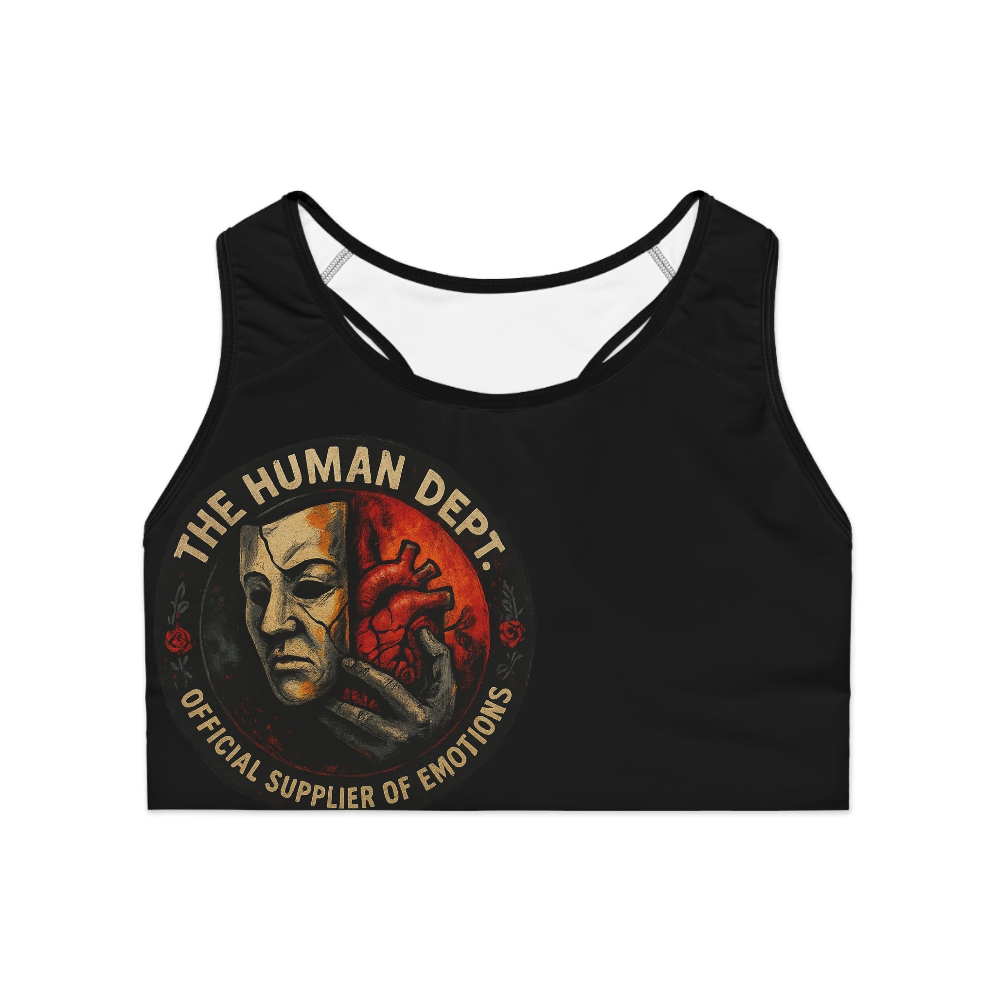 Emotive Sports Bra - Official Supplier of Emotions, Workout Gear, Activewear, Fitness Apparel, Gift for Fitness Lovers, Unique Gym Wear