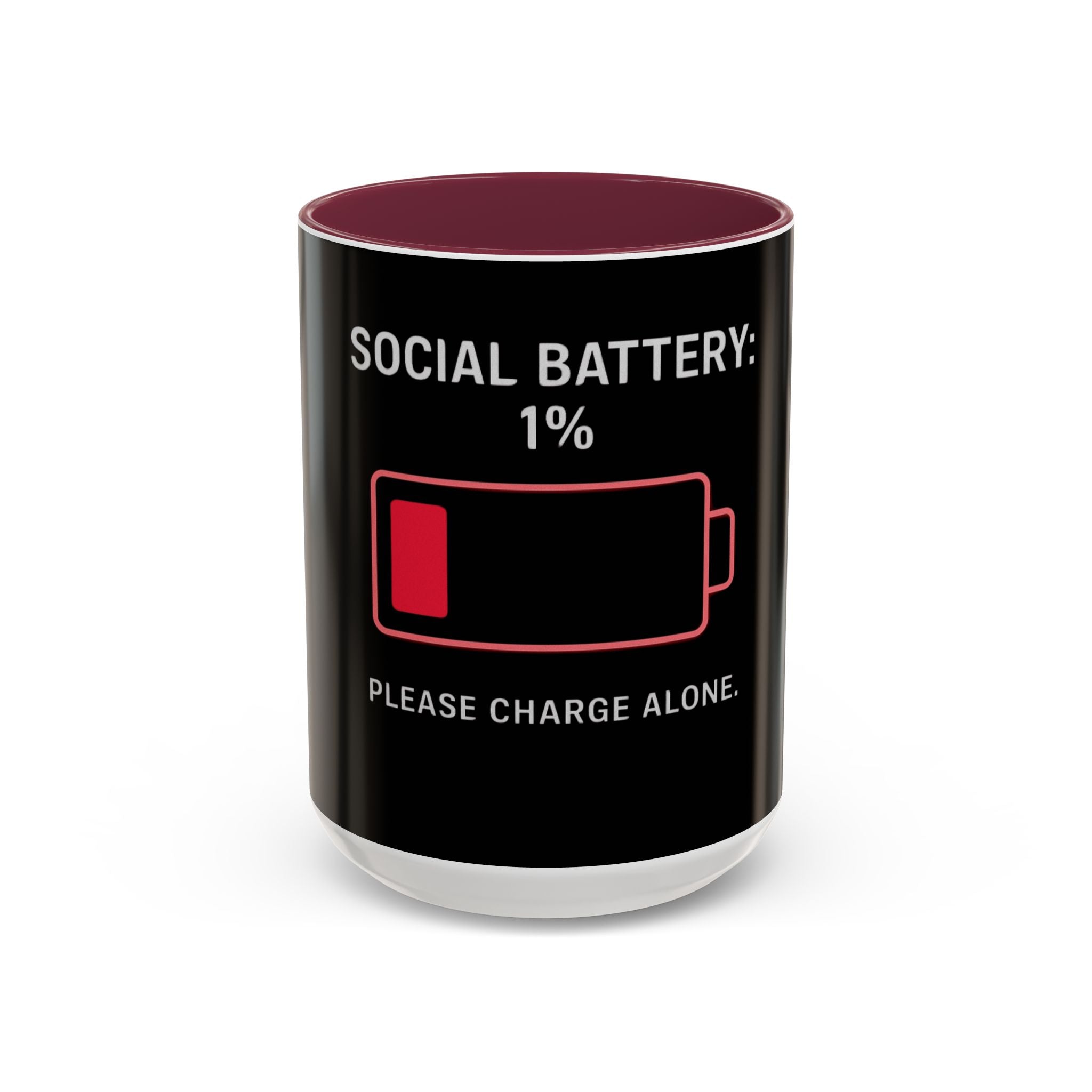 Social Battery Mug (11oz, 15oz)