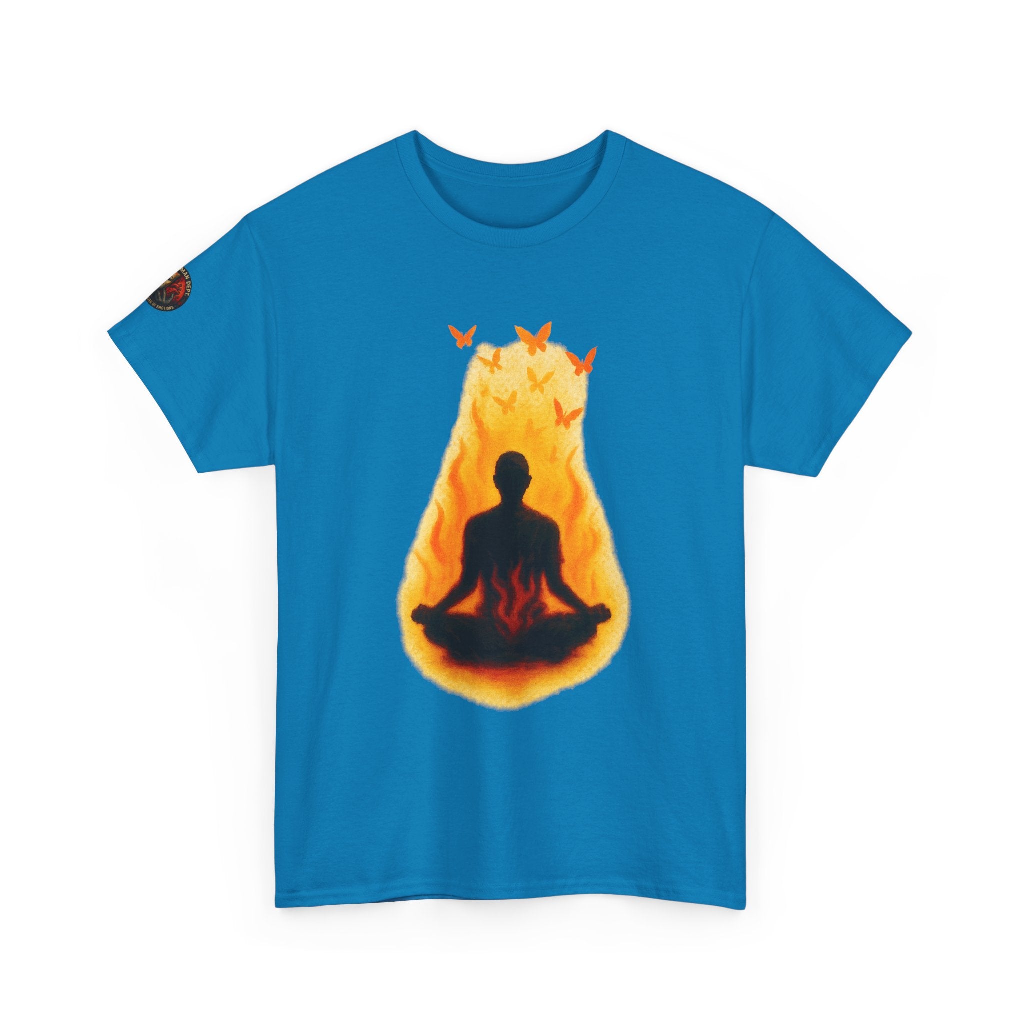 Unisex Heavy Cotton Tee/ Burning Peace