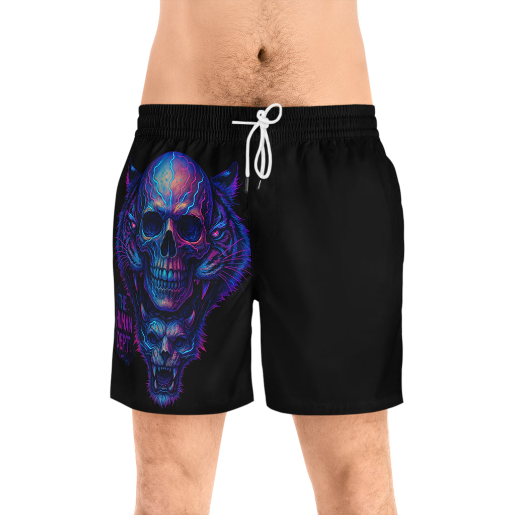 Men's Mid-Length Rebel Swim Shorts (AOP)