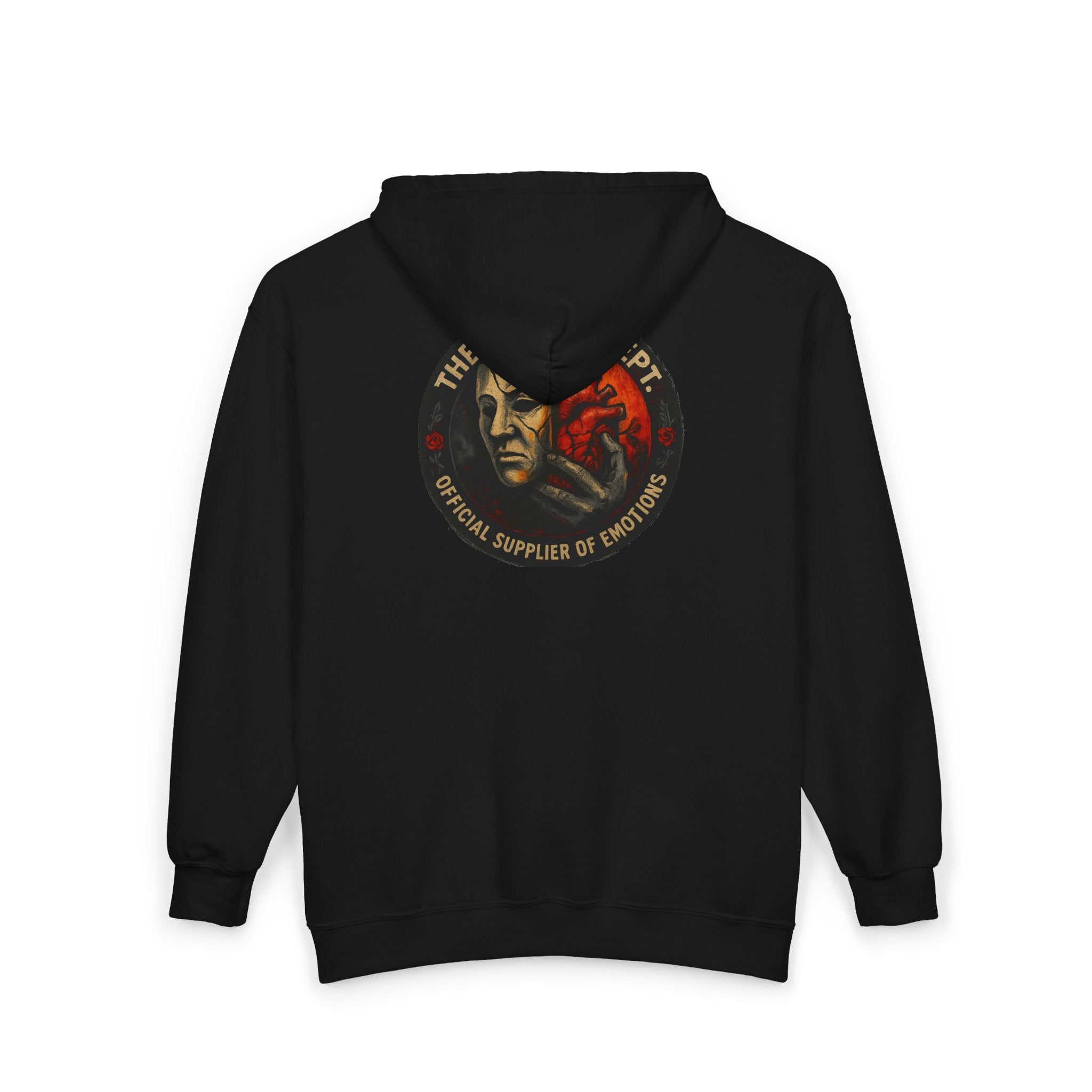 Skull & Microphone Censorship Zip-Up Hoodie