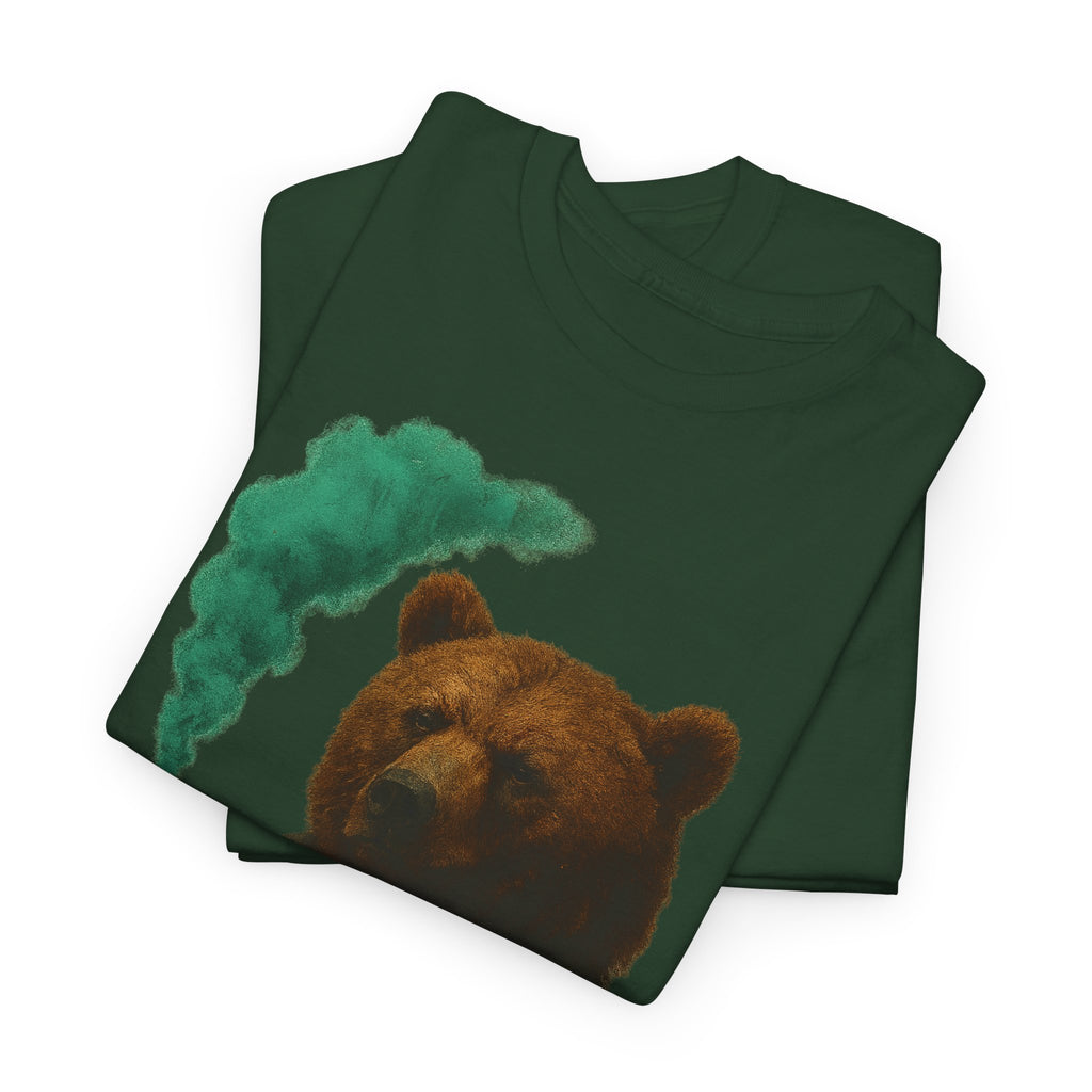 Cozy Bear Graphic Tee, Unisex Cotton T-Shirt, Cute Animal Lover Gift, Casual Wear, Nature Inspired Fashion, Eco-Friendly Apparel