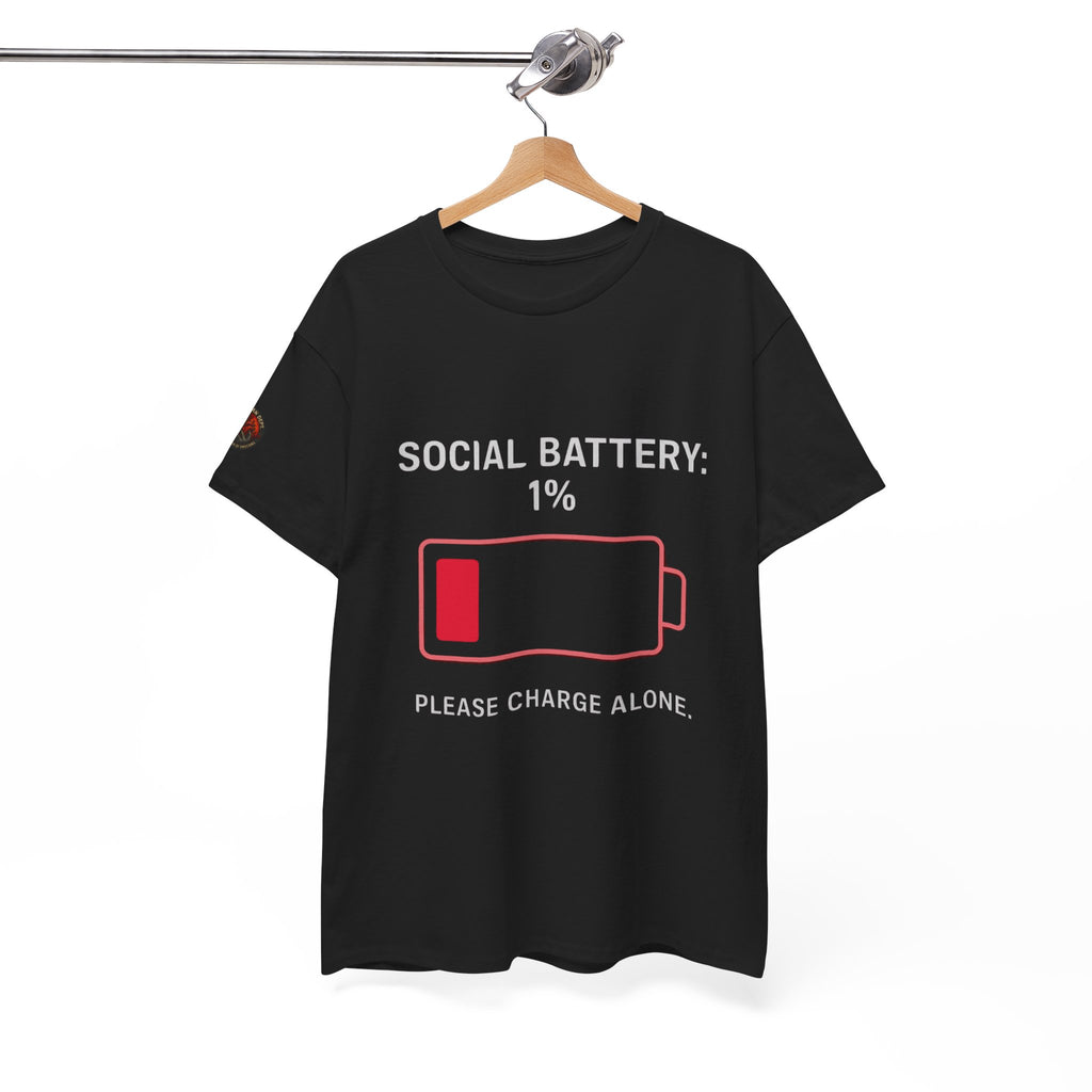 Unisex Heavy Cotton Tee/Social Battery