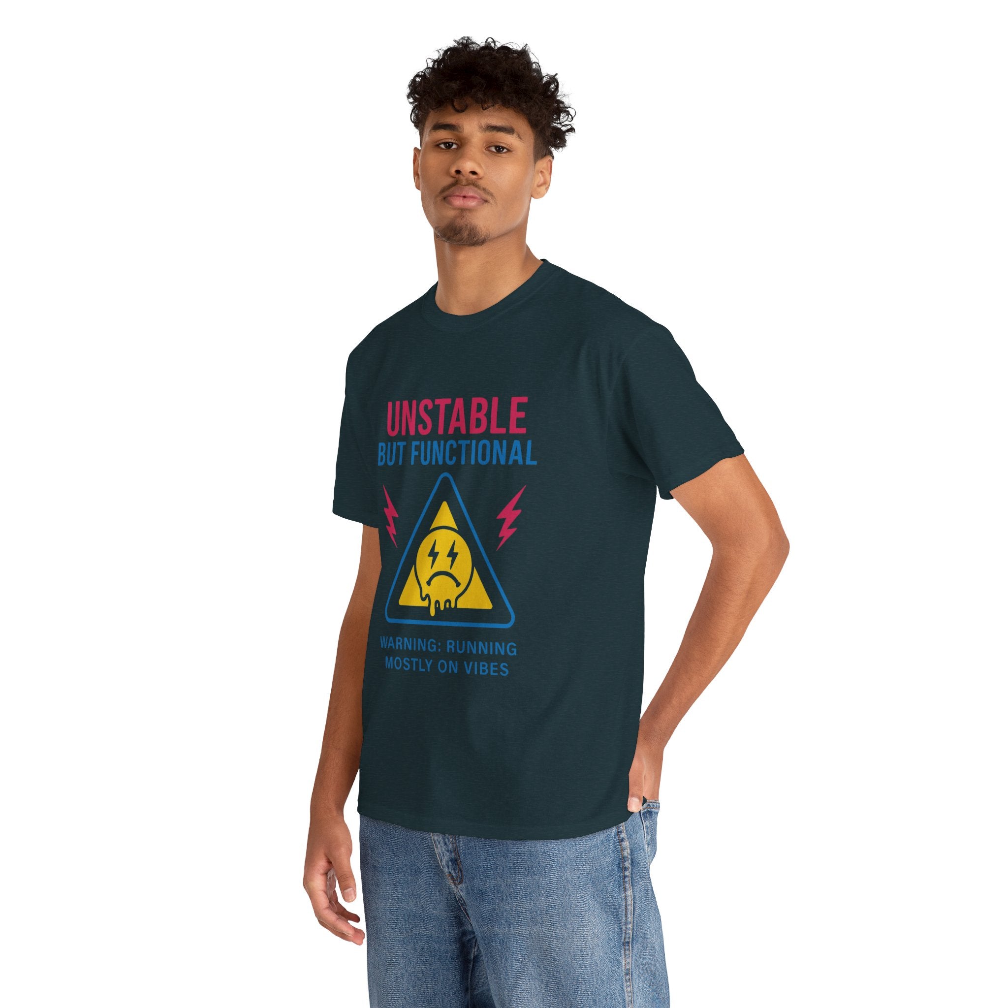 Unisex Heavy Cotton Tee/ Unstable but Functional