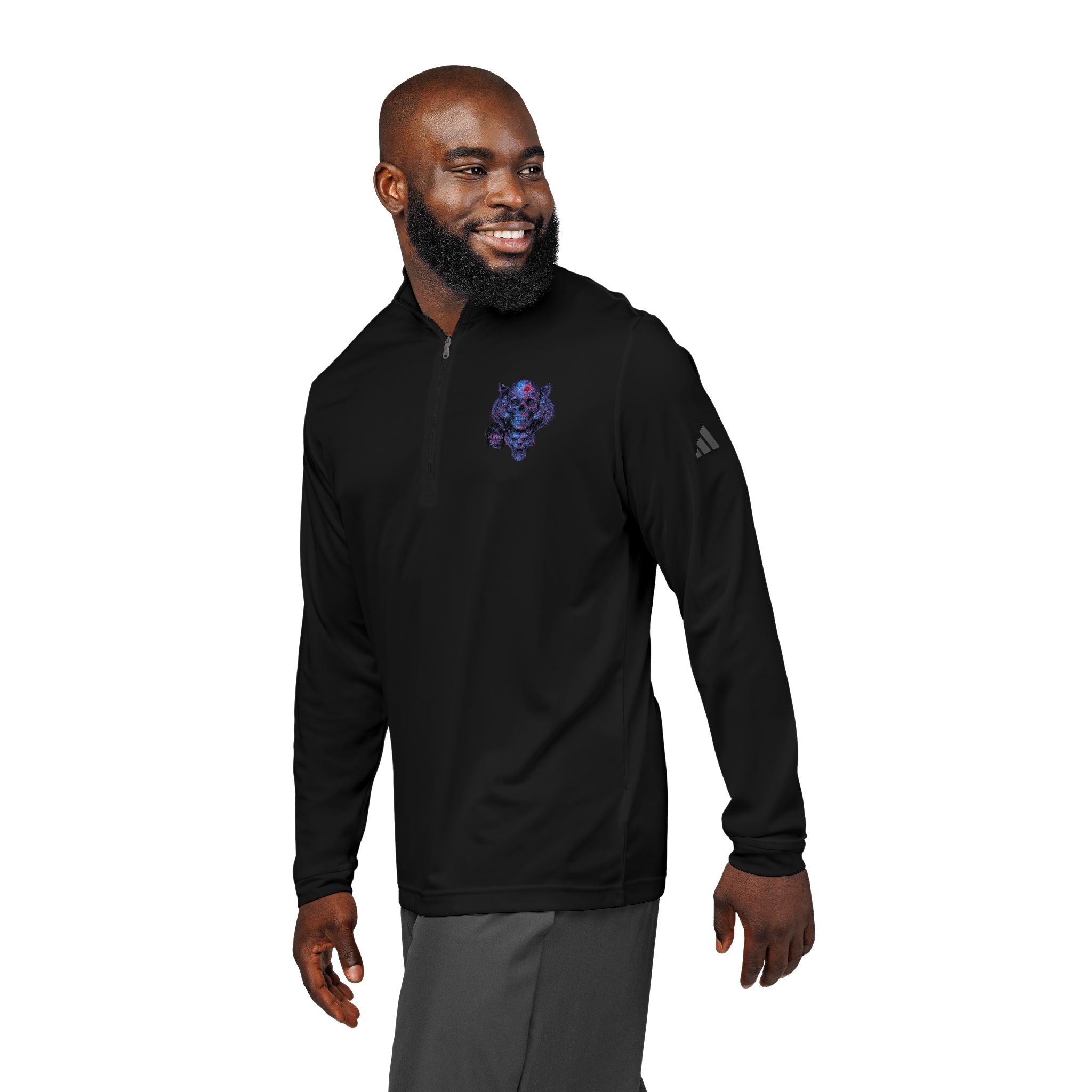 Adidas® Quarter-Zip Pullover - Elegant Athletic Wear for Sports Enthusiasts, Perfect for Casual Outings, Team Events, Travel, Gifts
