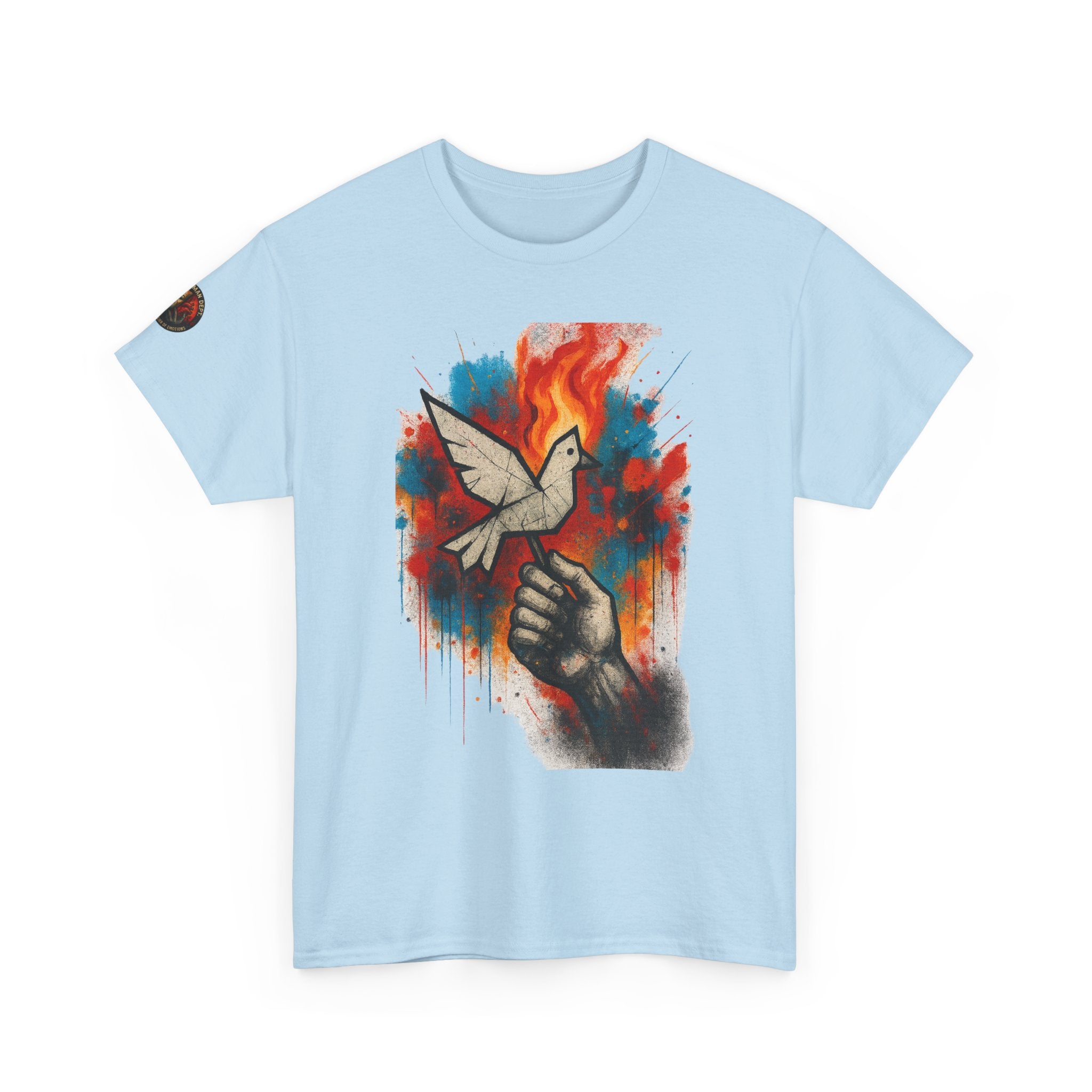 Unisex Heavy Cotton Tee- Raise Your Hand-Burn