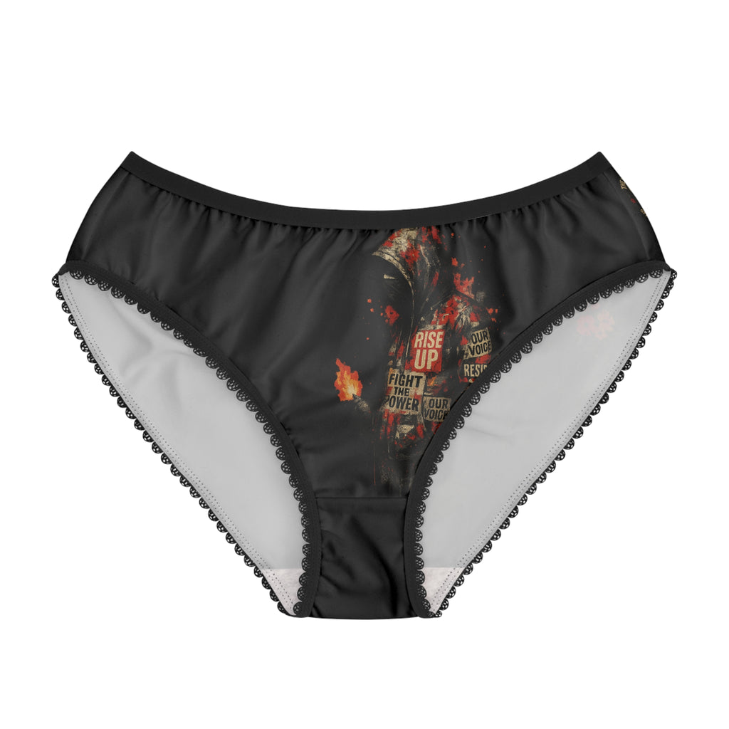 Feminine Empowerment Briefs, Comfortable Women's Underwear, Rebel Girl Underwear