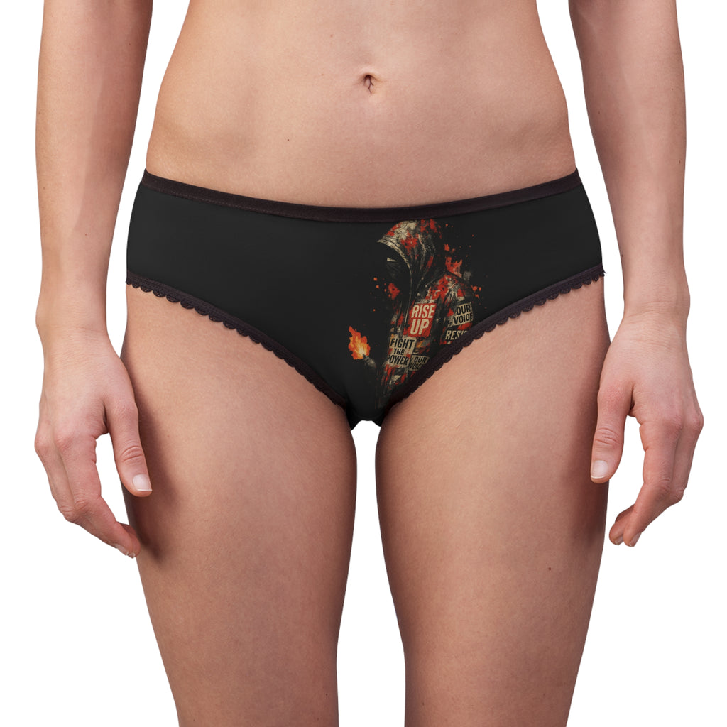 Feminine Empowerment Briefs, Comfortable Women's Underwear, Rebel Girl Underwear