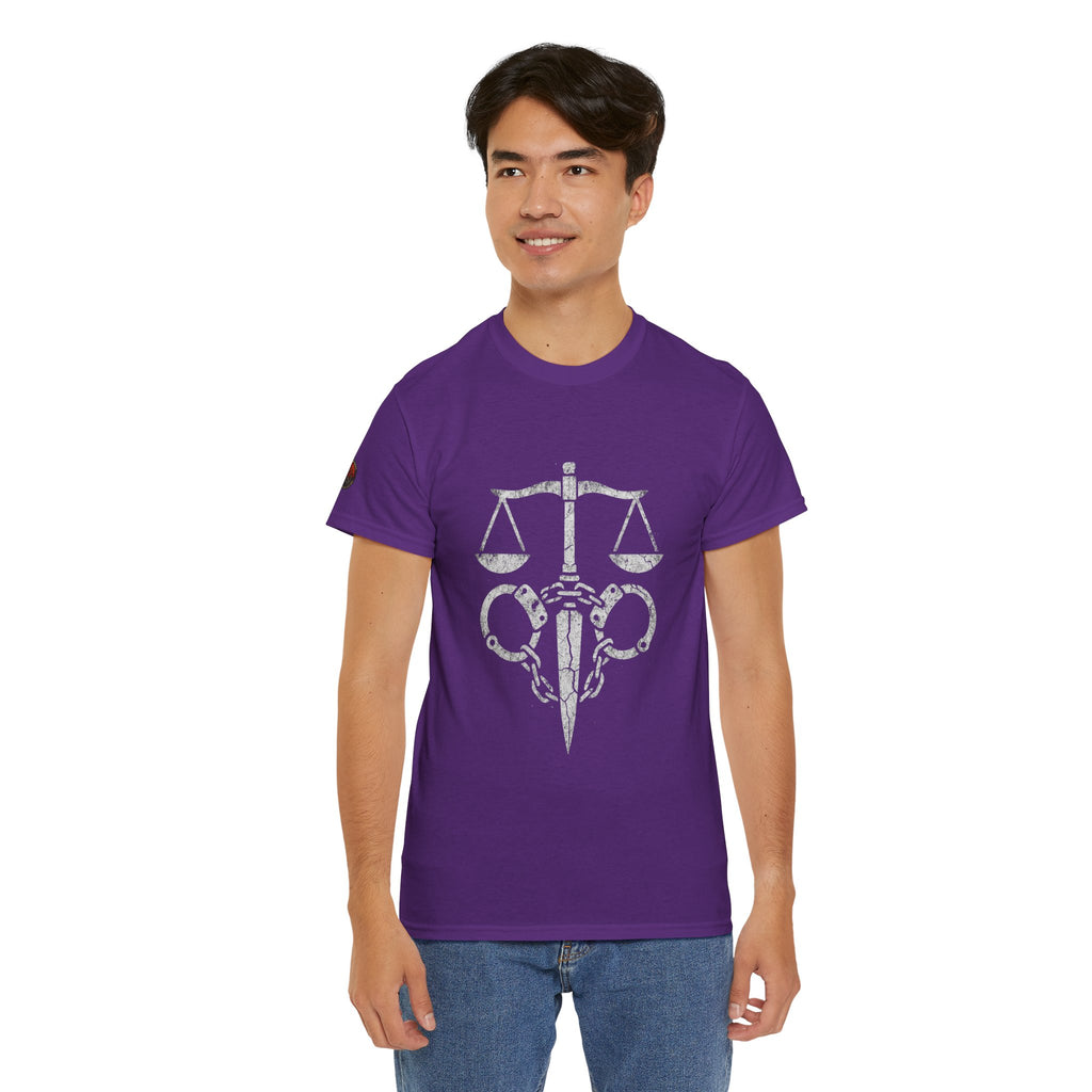 Justice Scales Graphic Tee for Advocates & Activists
