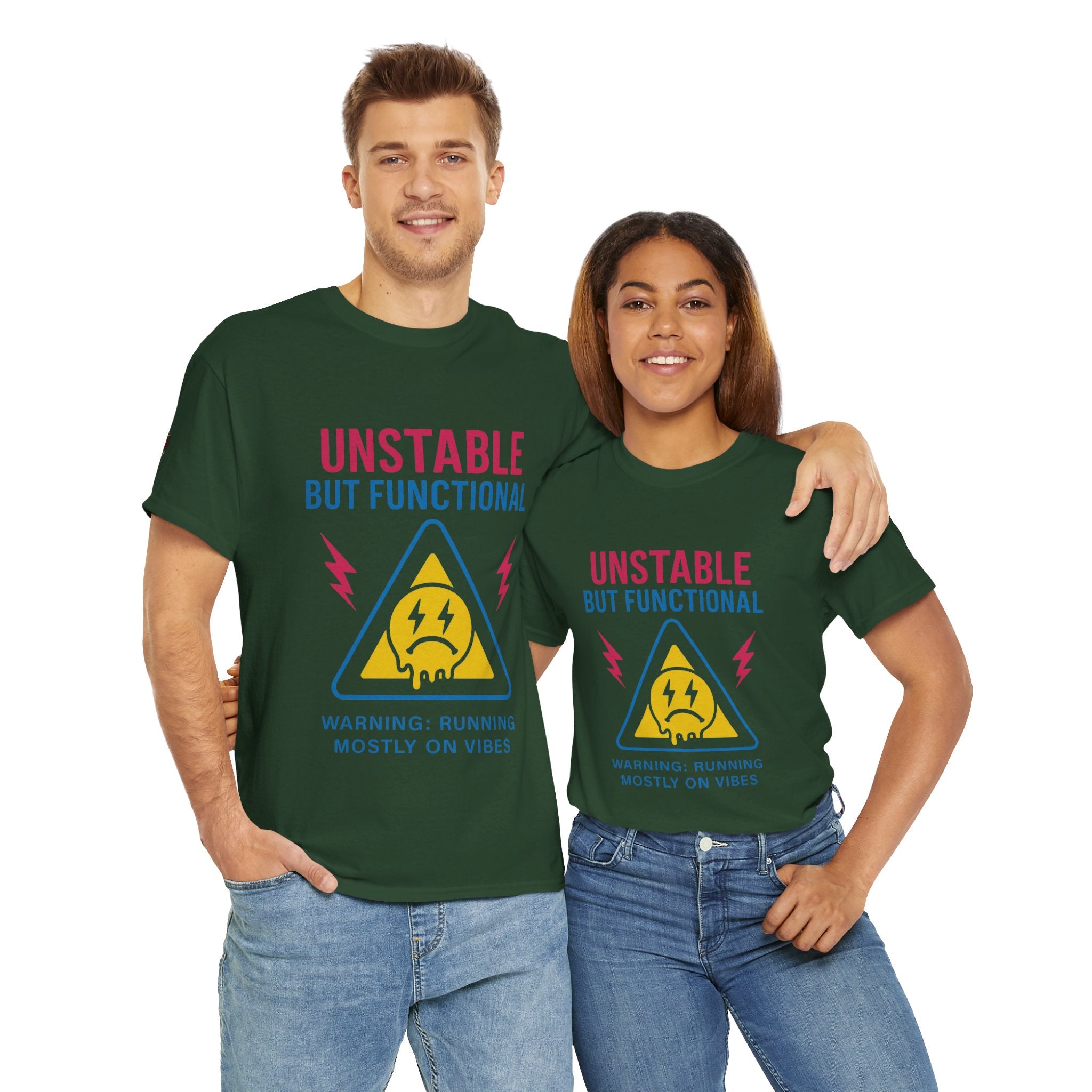 Unisex Heavy Cotton Tee/ Unstable but Functional