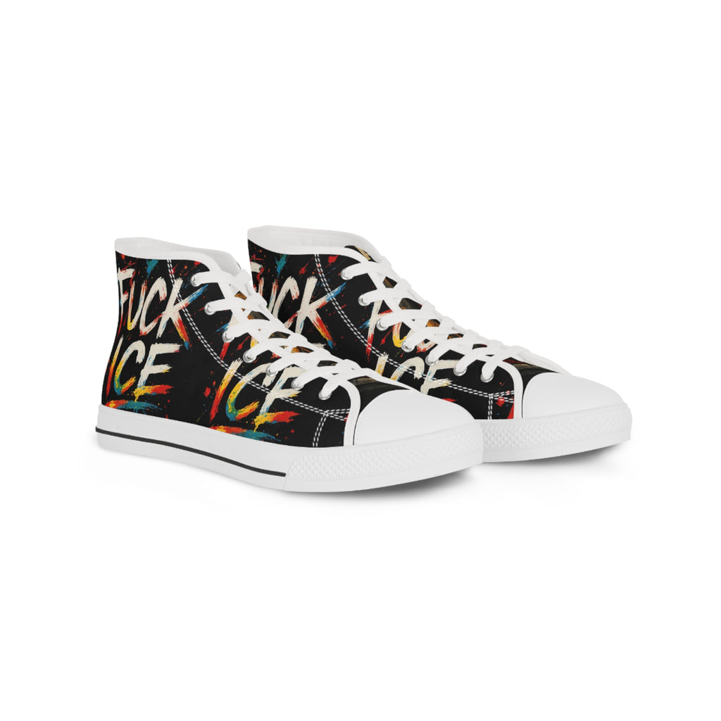 Men's High Top Sneakers F*ck ICE