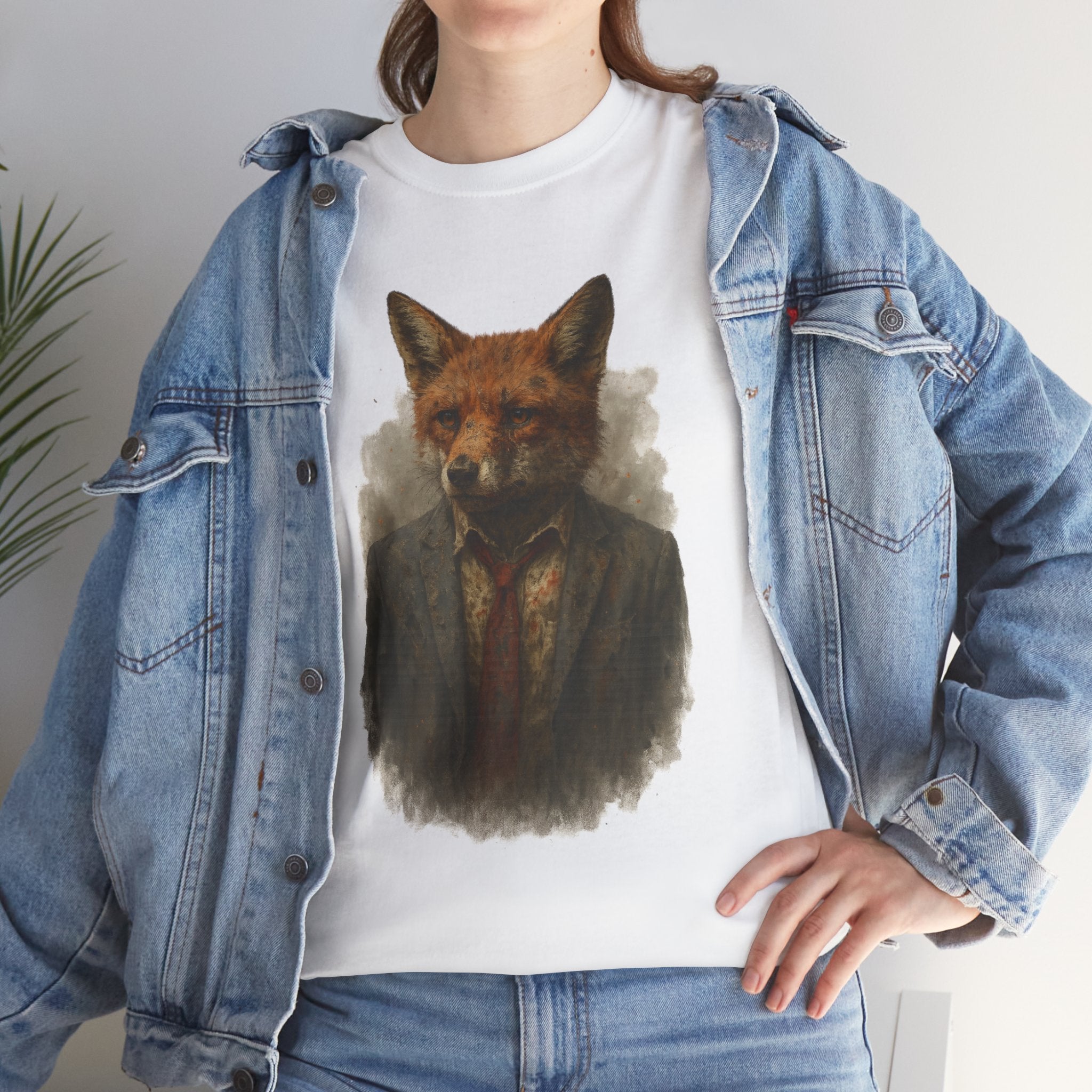 Ravaged Fox Unisex Heavy Cotton Tee