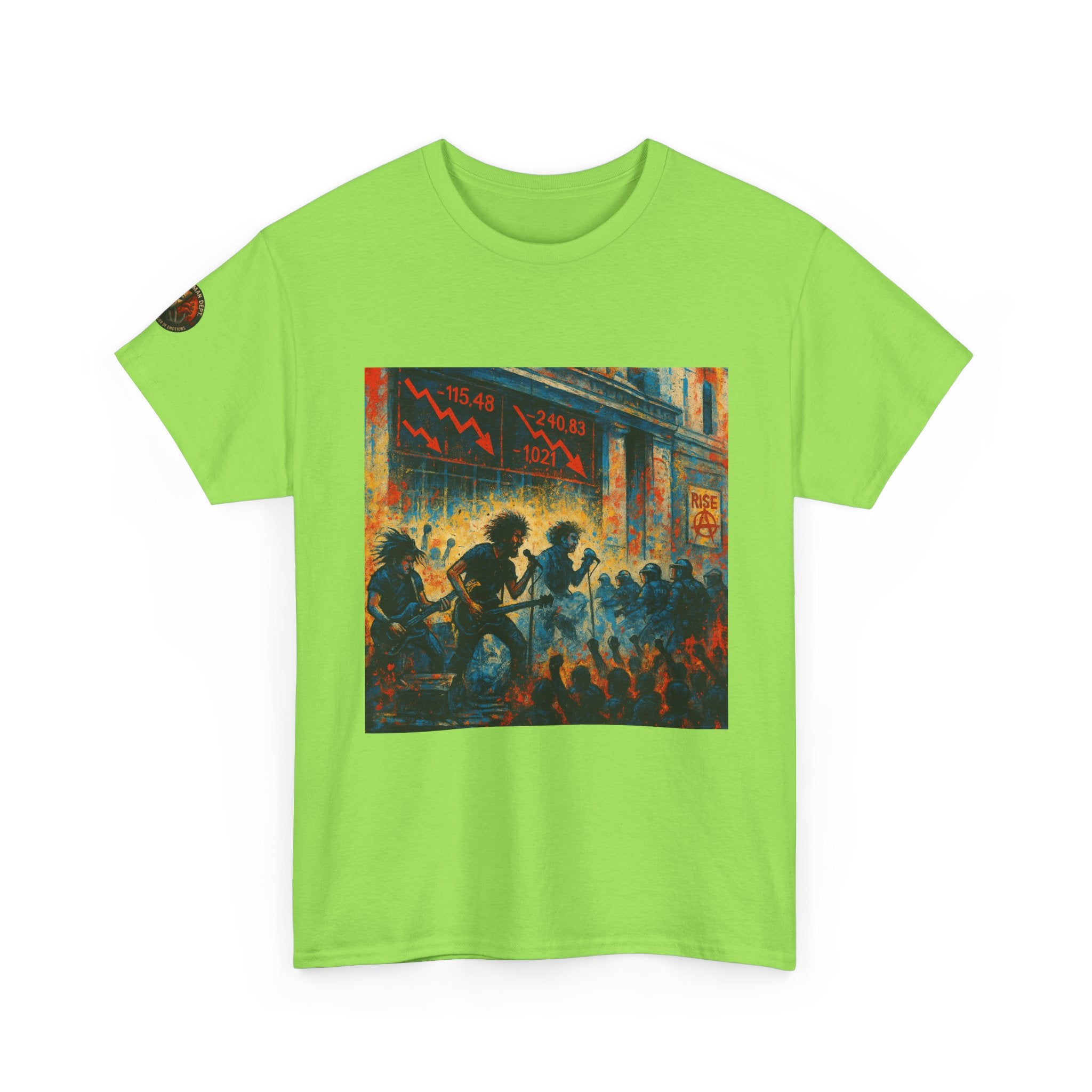 Unisex Heavy Cotton Tee/ Rock for the Downfall