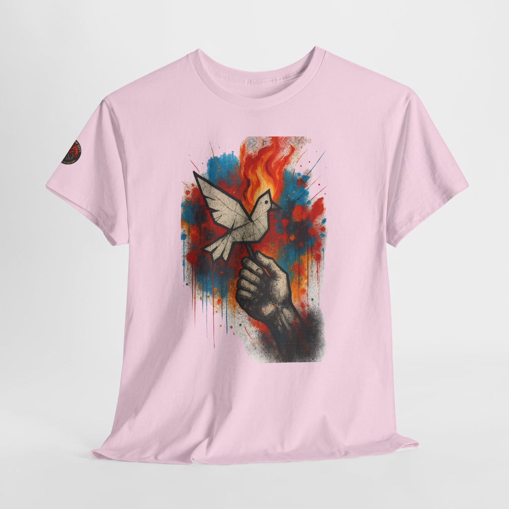 Unisex Heavy Cotton Tee- Raise Your Hand-Burn