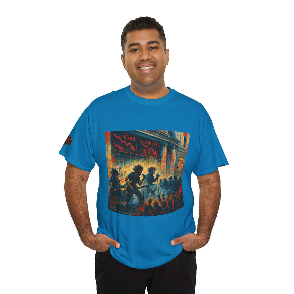 Unisex Heavy Cotton Tee/ Rock for the Downfall